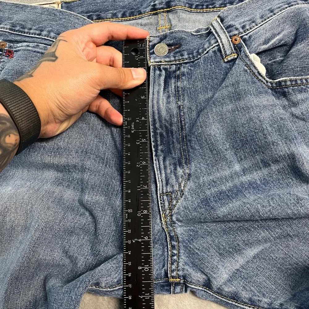 Vintage Polo Ralph Lauren Hampton Straight Jeans Mens 36x30 Blue Denim Western